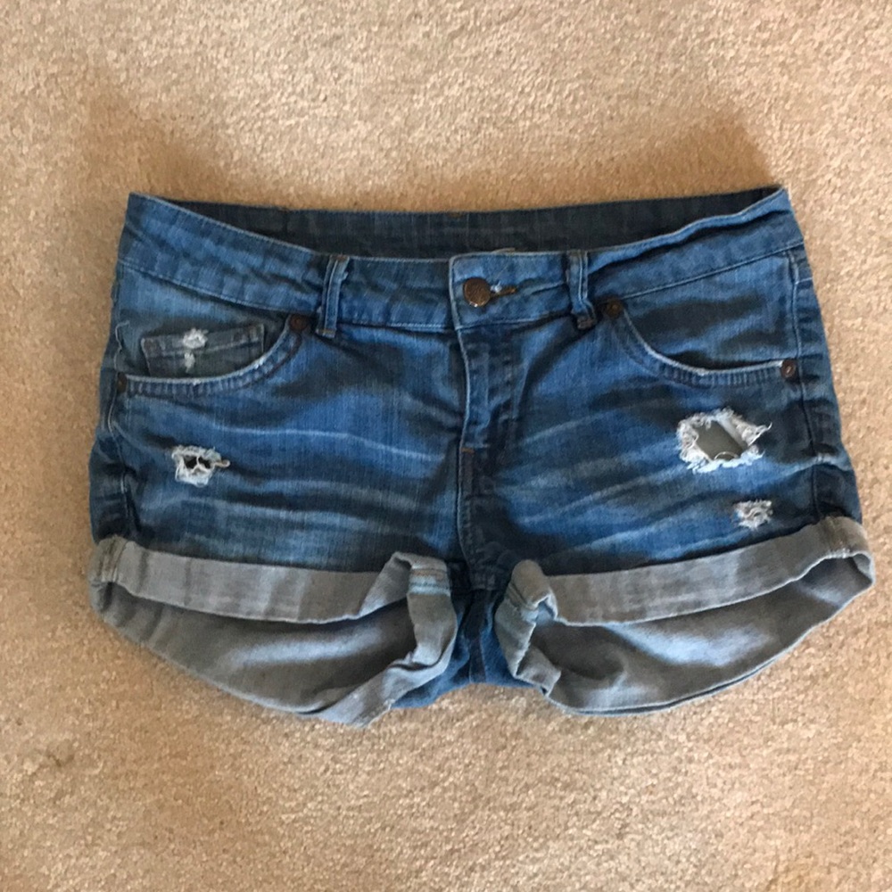 Dark Wash Jean Shorts